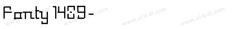 Fonty 1489字体转换